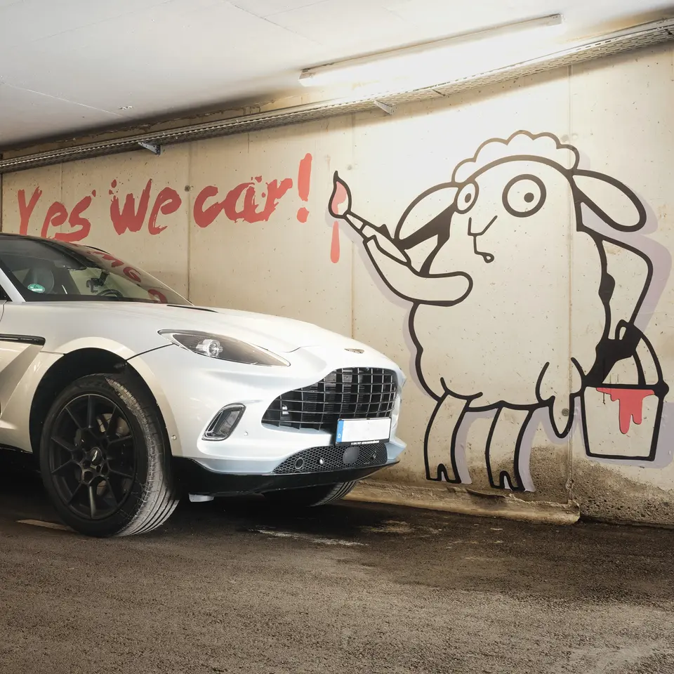 Hotel underground garage