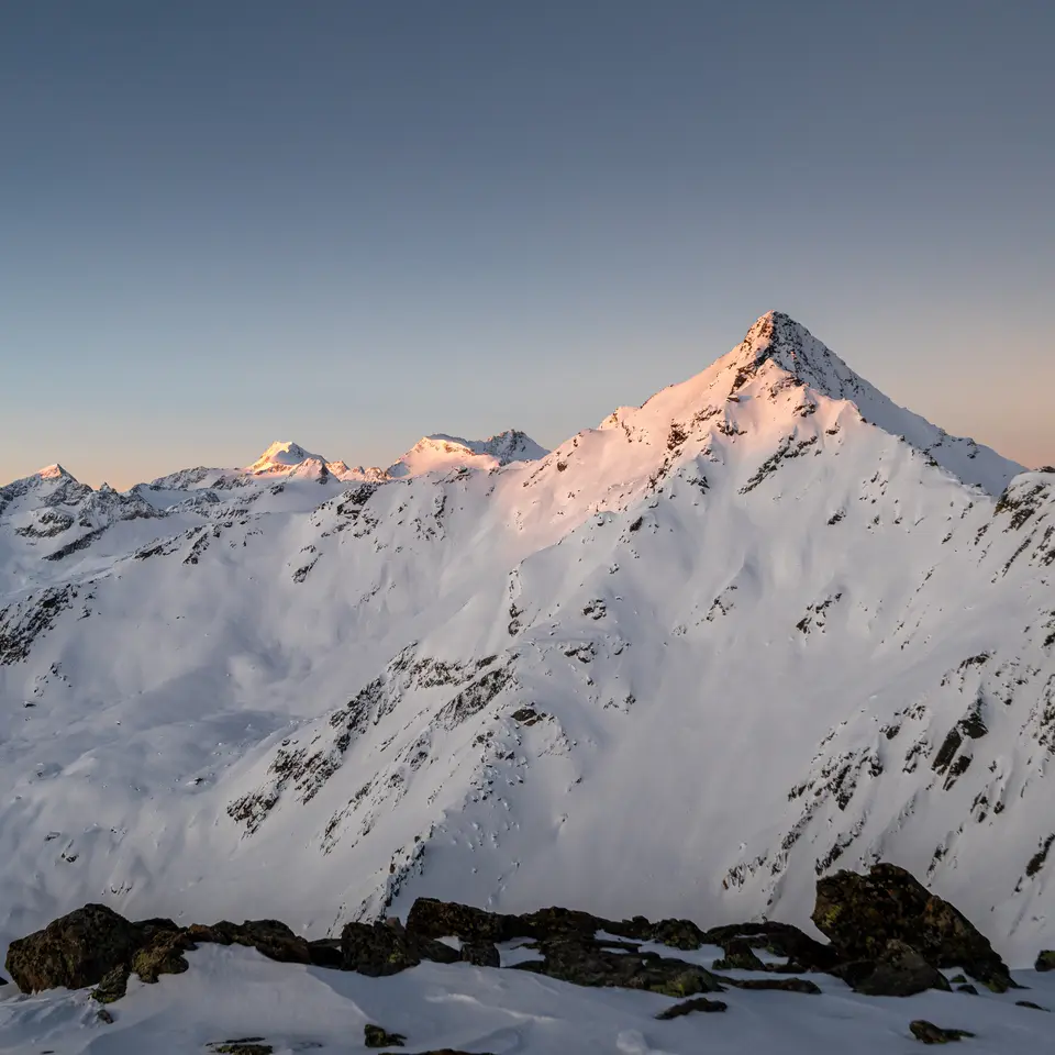 © johannes brunner Ötztal glacier at sunset | © johannes brunner