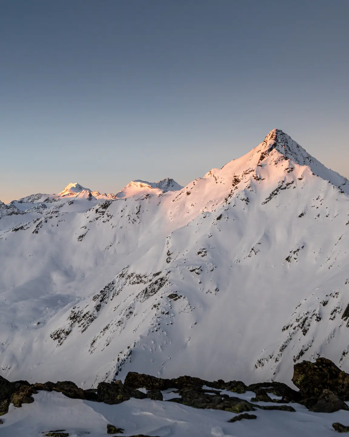 © johannes brunner Ötztal glacier at sunset | © johannes brunner