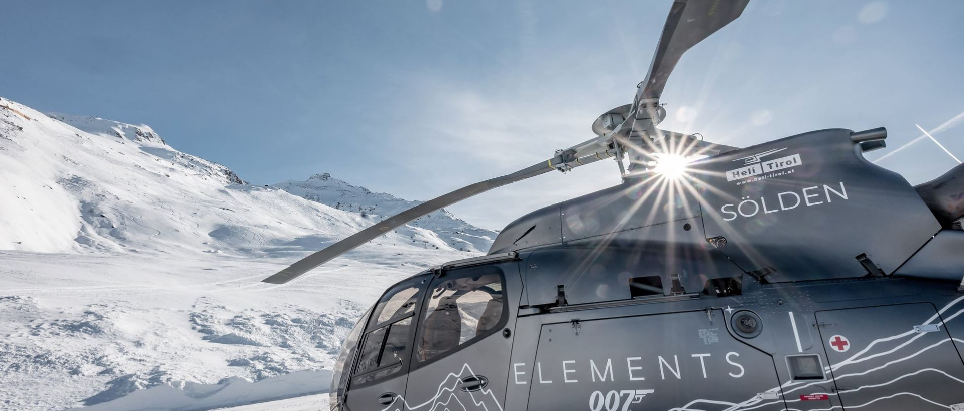 Elements Sölden Hubschrauber