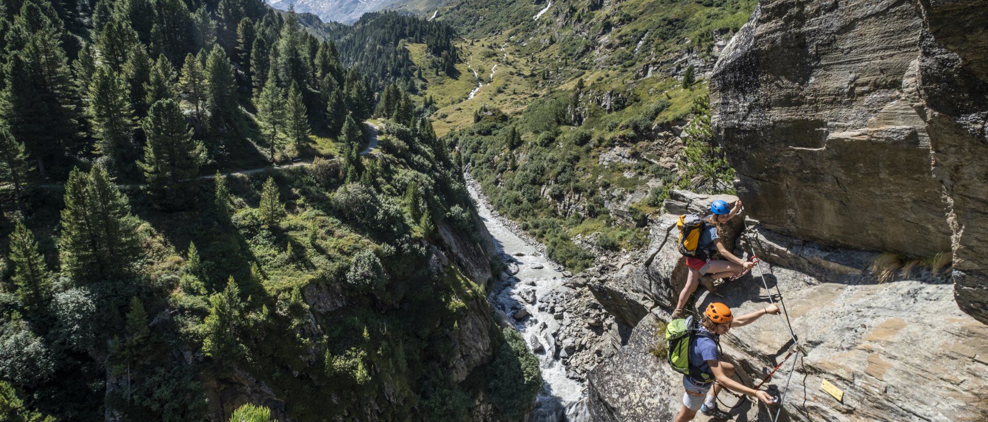 climbing on holiday in the Ötztal valley