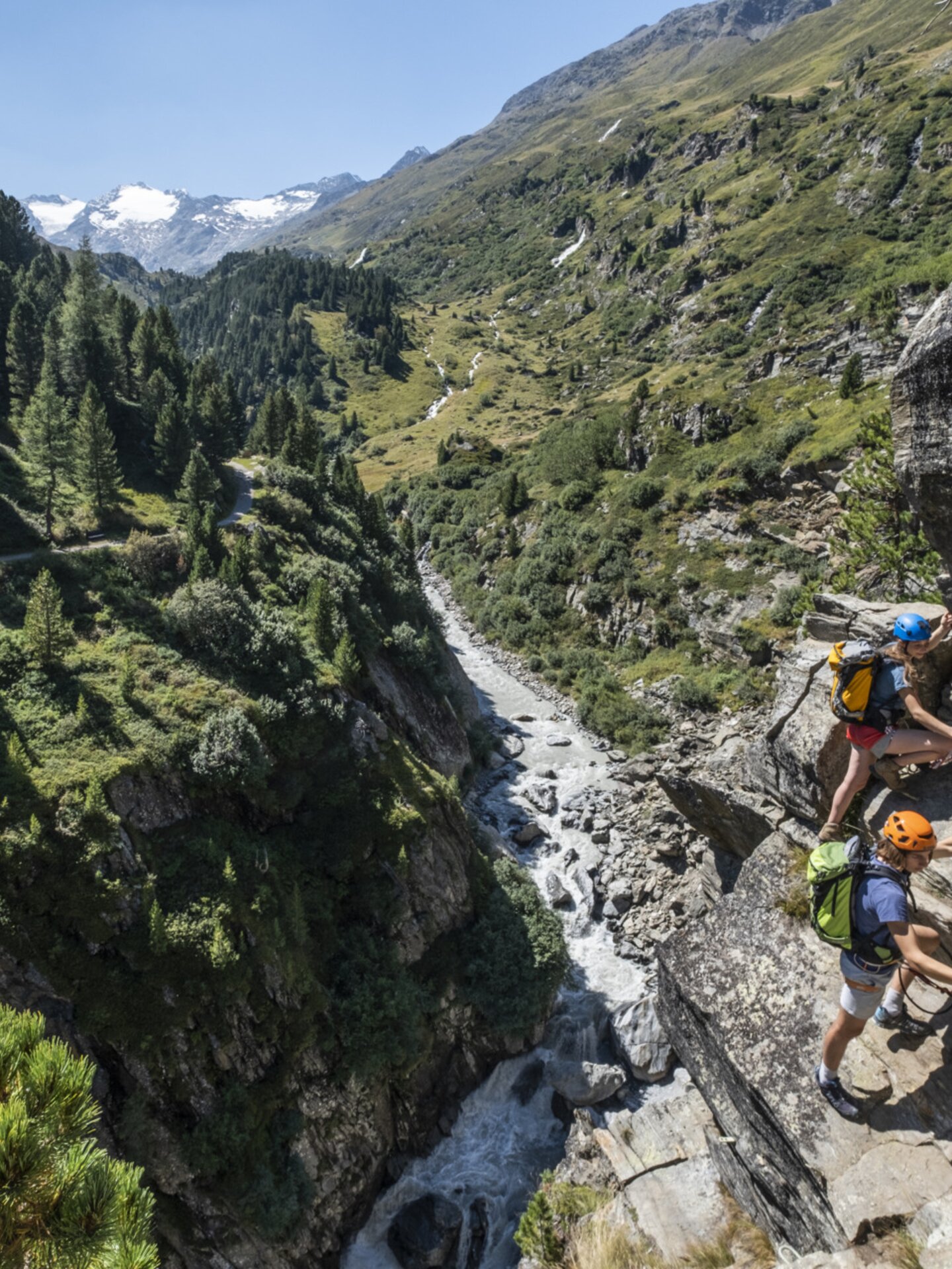 climbing on holiday in the Ötztal valley