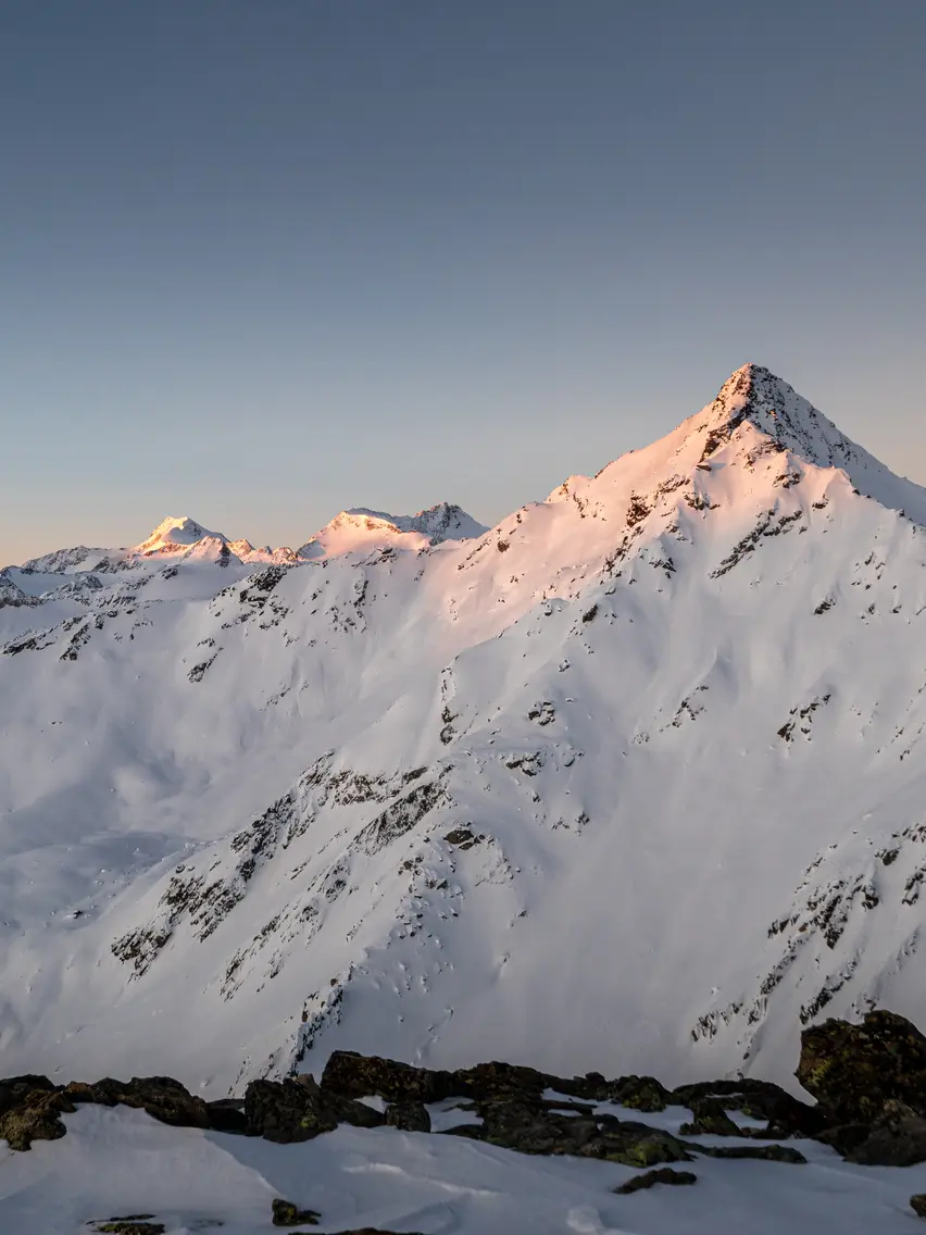 © johannes brunner Ötztal glacier at sunset | © johannes brunner