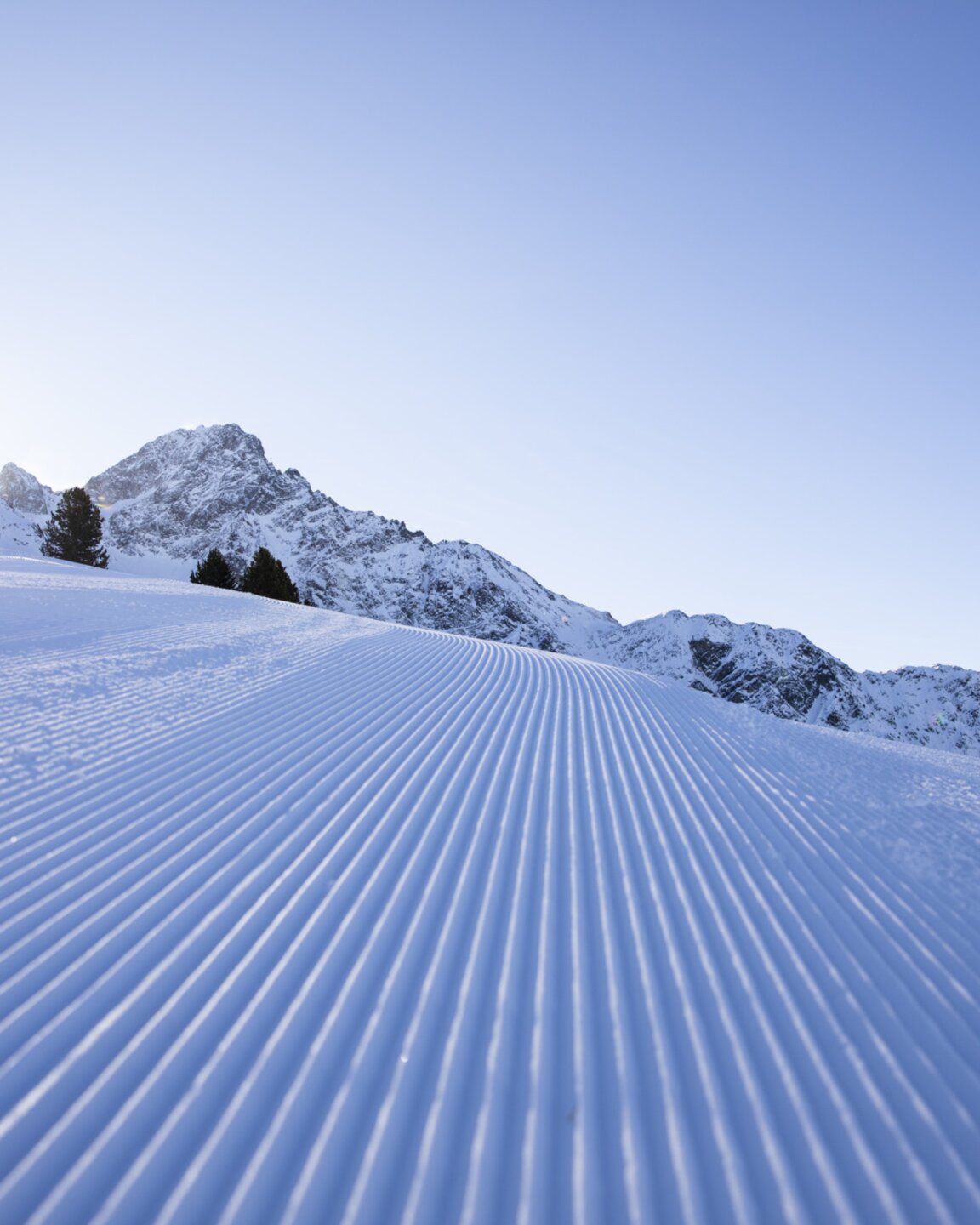 perfekte Skipiste in Sölden